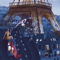 Carte Marie-Anne Foucart - La Tour Eiffel (Bas) -